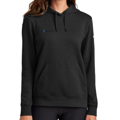ToolBox - Ladies Club Fleece Sleeve Swoosh Pullover Hoodie Thumbnail